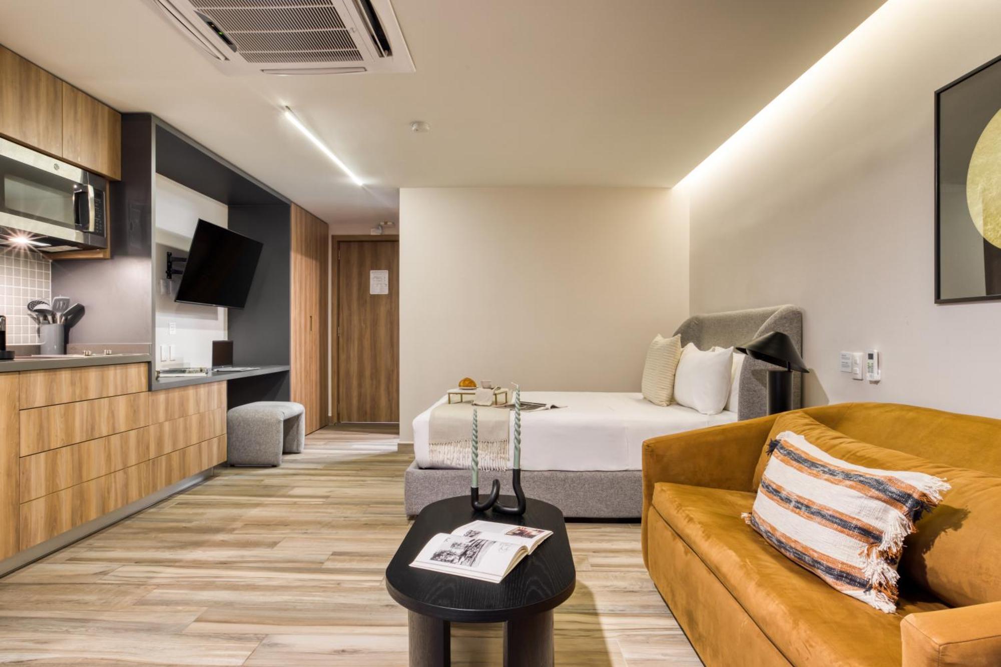 Uliv Cibeles Aparthotel Mexico City Rum bild